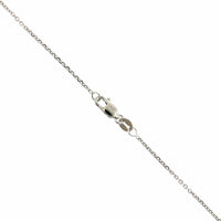 14K White Gold Diamond Cross Necklace, 14k white gold, Long's Jewelers