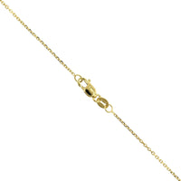 14K Yellow Gold Small Diamond Cross Necklace, 14k yellow gold, Long's Jewelers