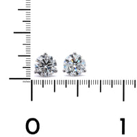 14K White Gold 2.00CTW Diamond Stud Earrings