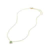 Necklace with Emerald and Diamonds in 18K Gold