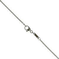 Platinum 3 Stone Emerald and Diamond Pendant