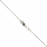 14K White Gold Emerald Cut Emerald Diamond Halo Pendant