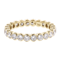 18K Yellow Gold Eternity Band