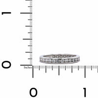 Platinum Channel Set Diamond Band