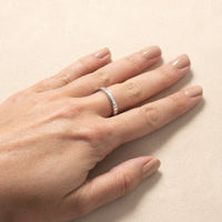 Oscar Heyman Platinum Channel Set Princess Cut Diamond Eternity Band