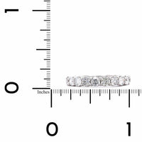 Platinum Shared Prong Eternity Diamond Band