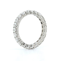 Platinum Shared Prong Eternity Band