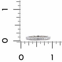 Platinum Shared Prong Diamond Eternity Band
