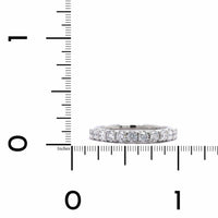 Platinum Shared Prong Diamond Eternity Band
