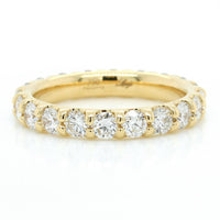 18K Yellow Gold Diamond Eternity Band