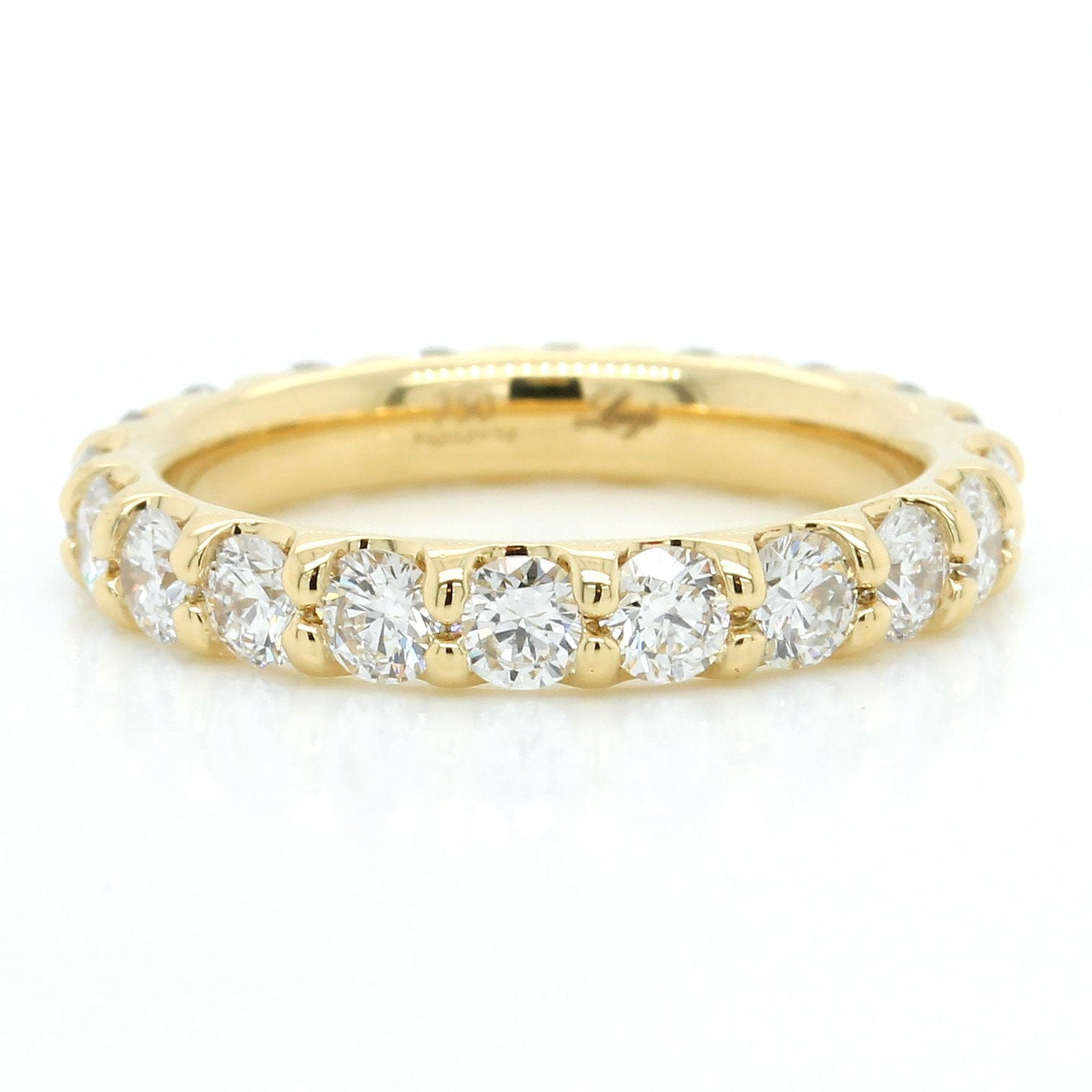 18K Yellow Gold Diamond Eternity Band