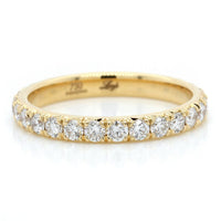 18K Yellow Gold Diamond Eternity Band