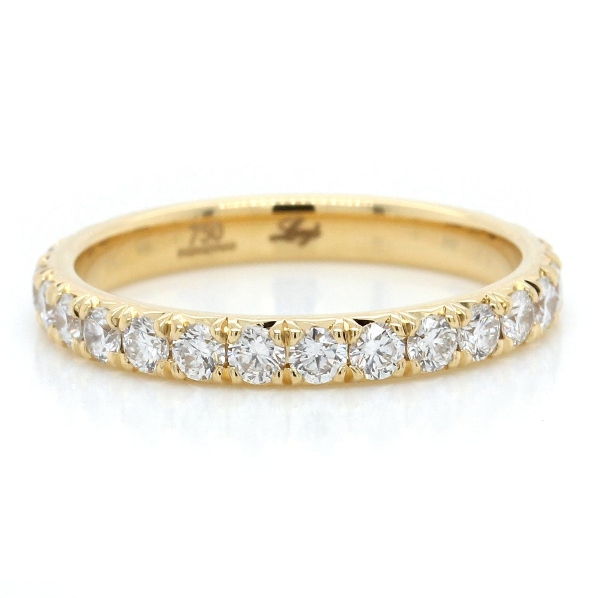18K Yellow Gold Diamond Eternity Band