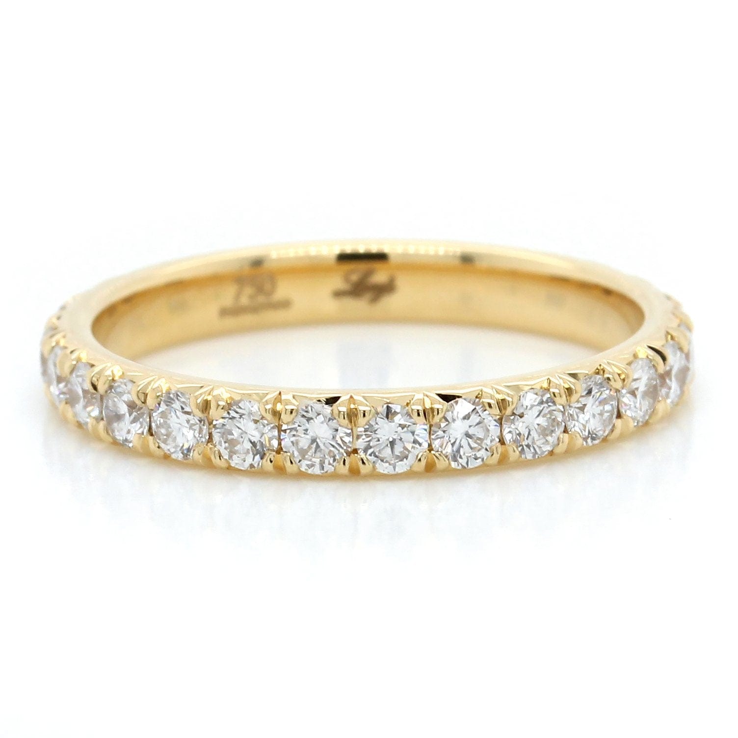 18K Yellow Gold Diamond Eternity Band