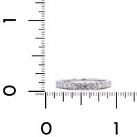 Platinum Shared Prong Diamond Eternity Band