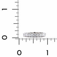 Platinum Shared Prong Diamond Eternity Band