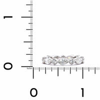 Platinum Alternating Marquise Diamond Eternity Band