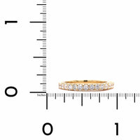 18K Yellow Gold Shared Prong Diamond Eternity Band