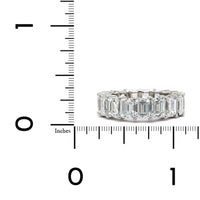 Platinum Emerald Cut Diamond Eternity Band, Platinum, Long's Jewelers