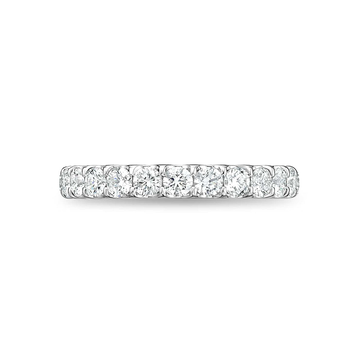 Platinum Odessa Shared Prong Diamond Eternity Band, Platinum, Long's Jewelers