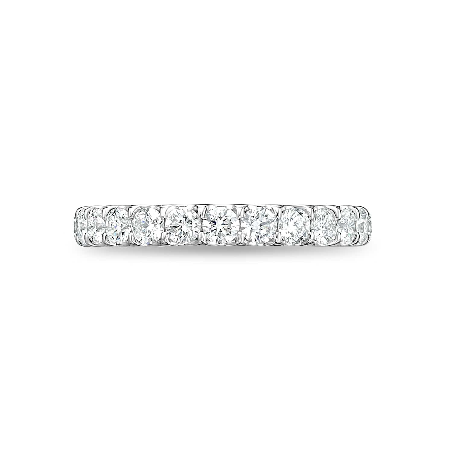 Platinum Odessa Shared Prong Diamond Eternity Band, Platinum, Long's Jewelers