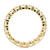 18K Yellow Gold Shared Prong Diamond Eternity Band