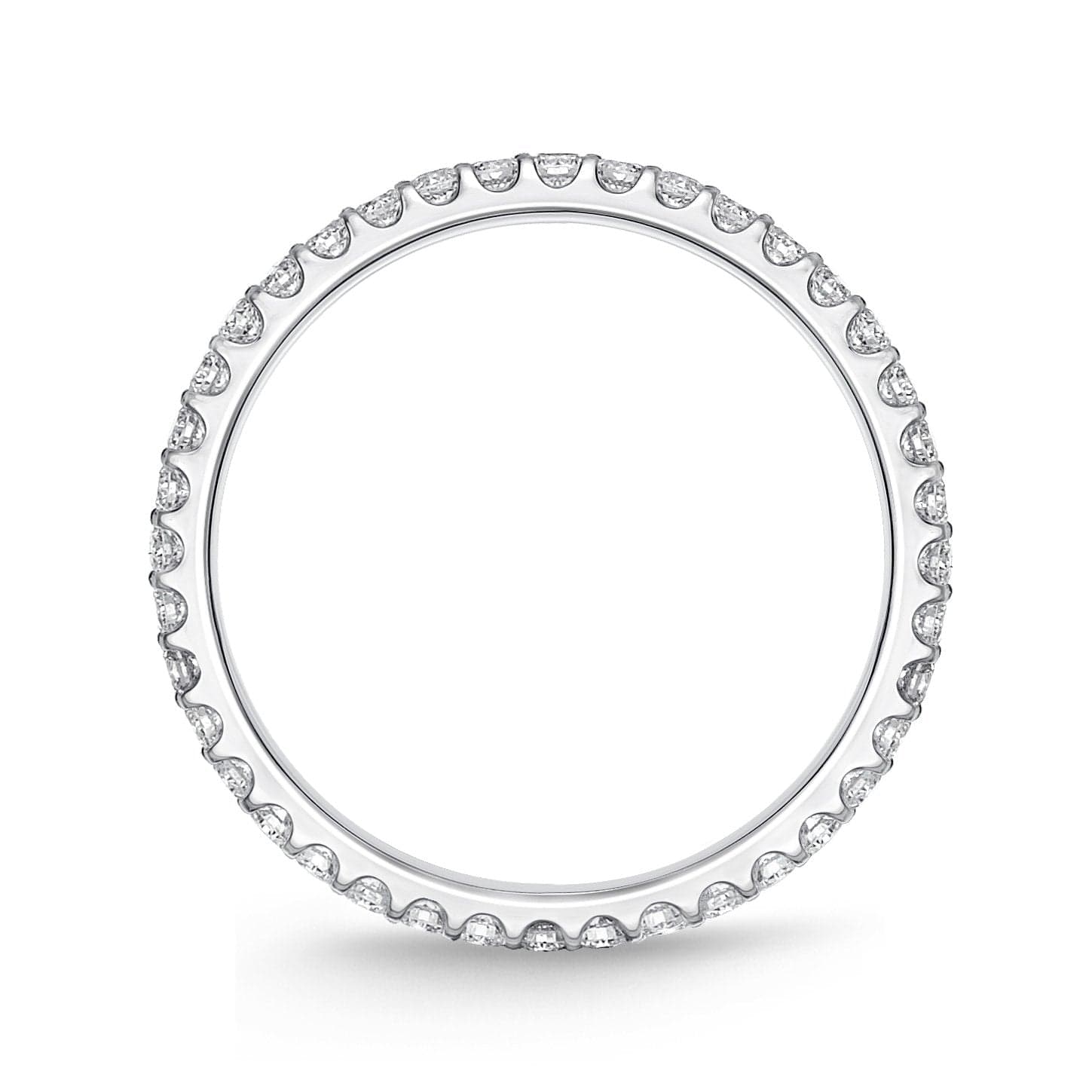 Platinum Odessa Eternity Diamond Band