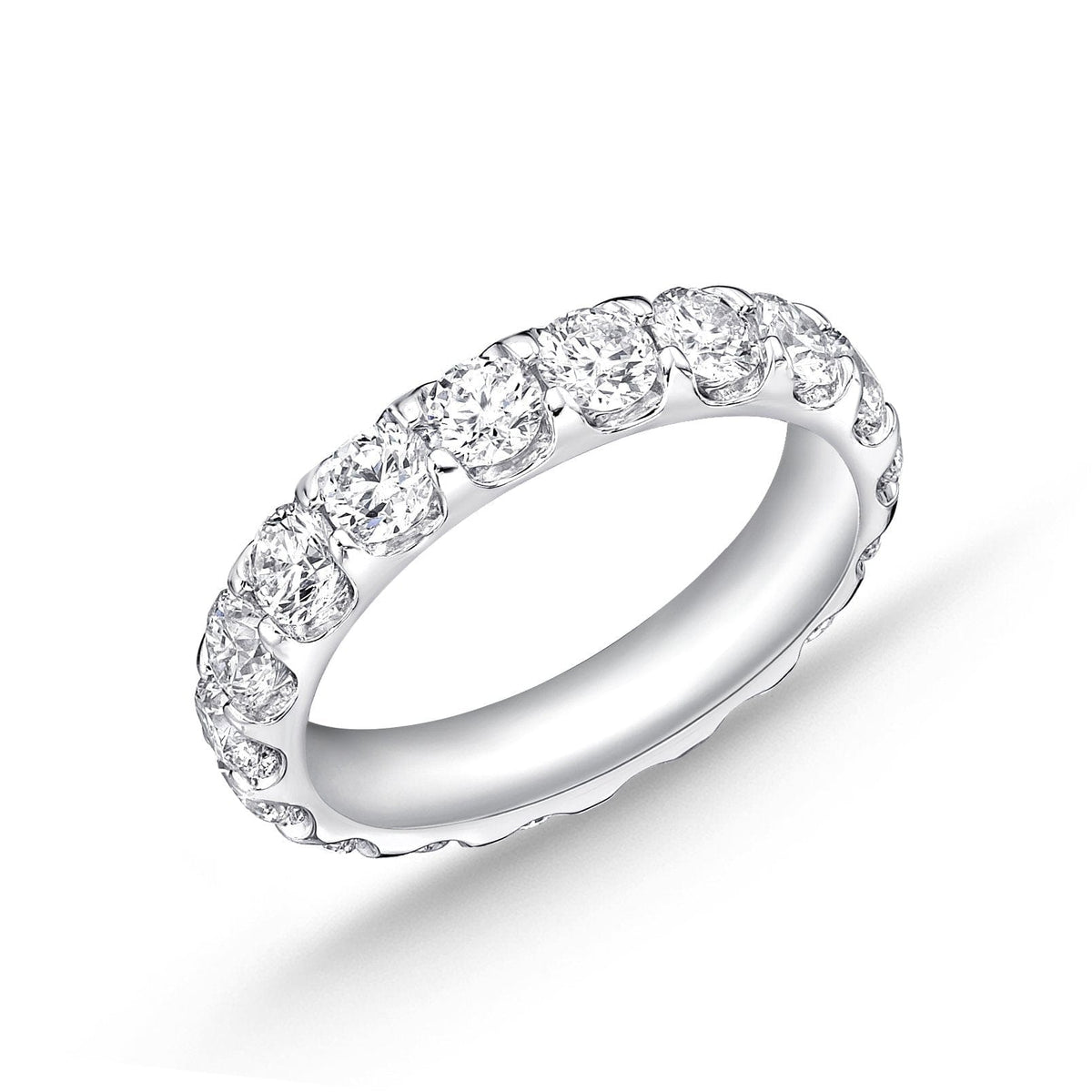 Platinum Odessa Eternity Diamond Band