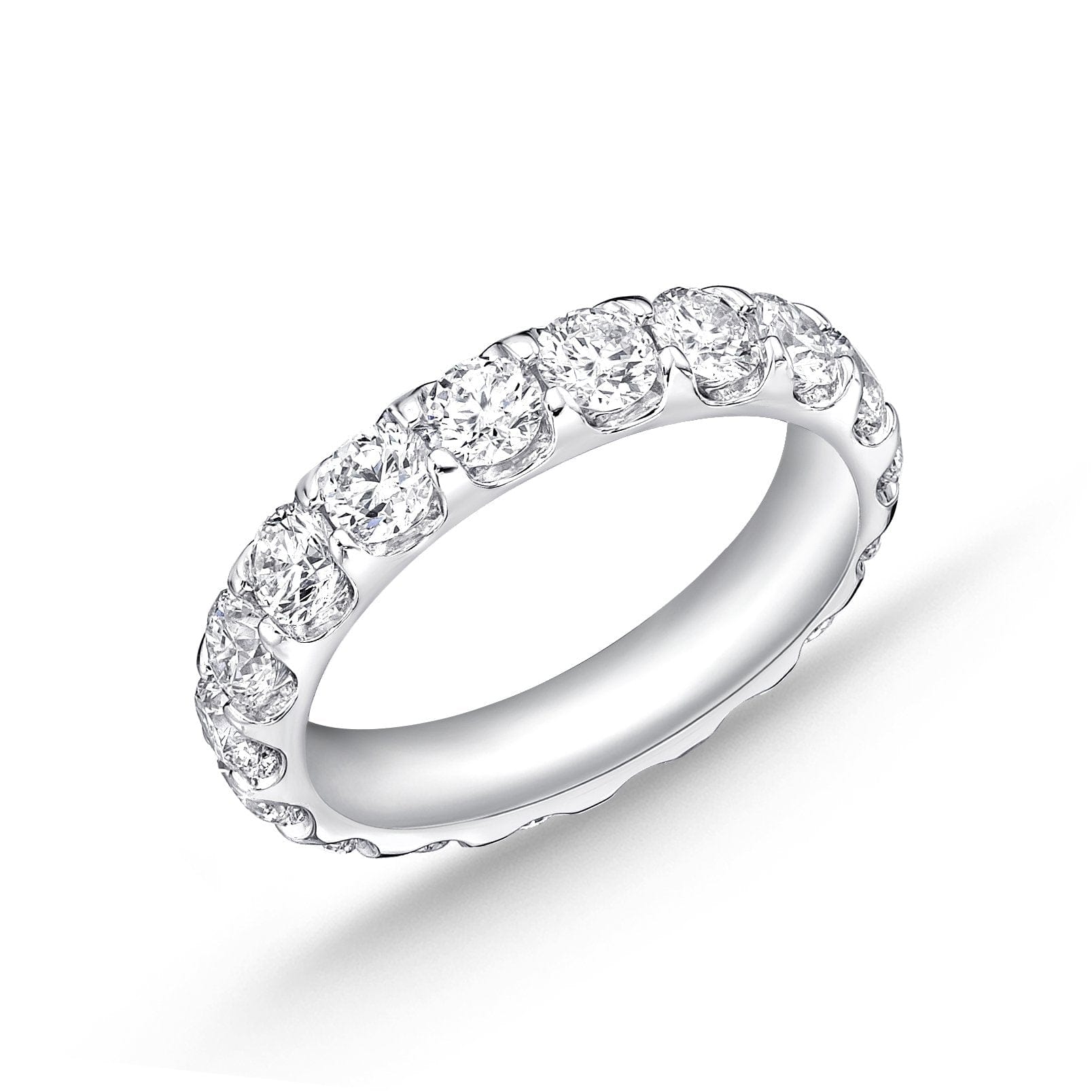 Platinum Odessa Eternity Diamond Band