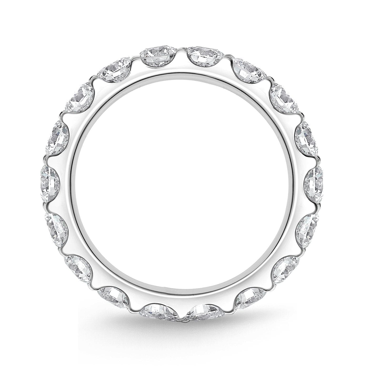 Platinum Odessa Eternity Diamond Band