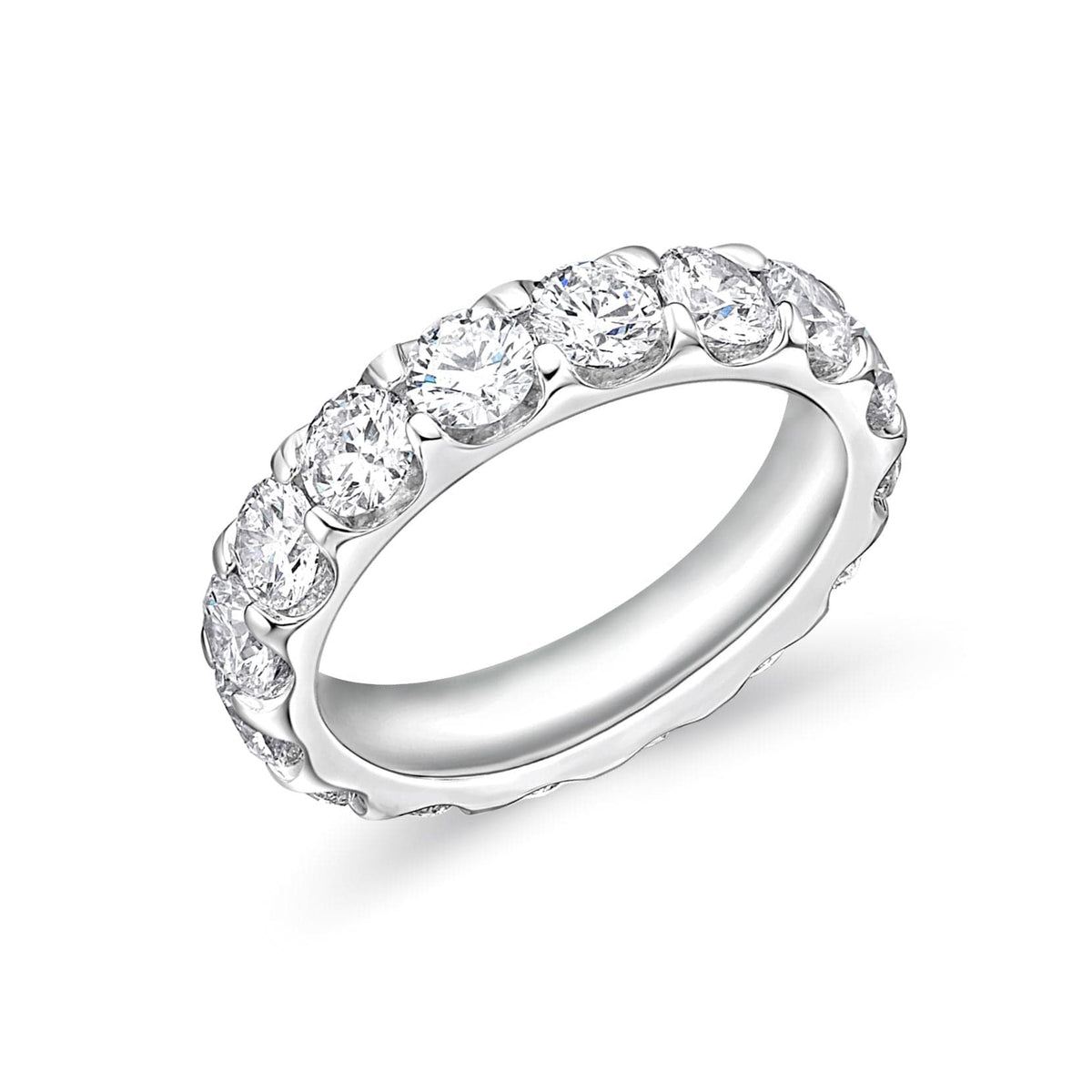 Platinum Odessa Eternity Diamond Band