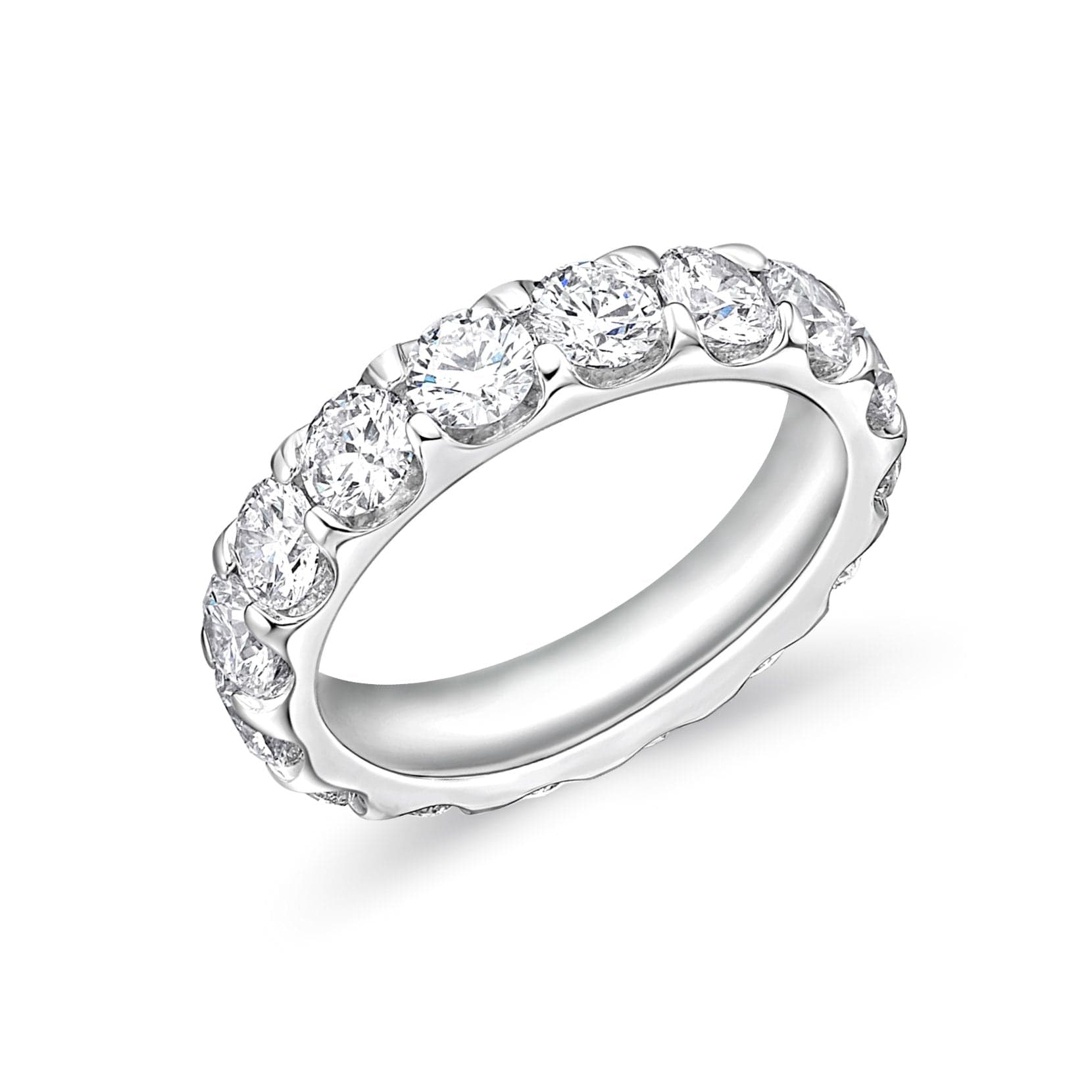 Platinum Odessa Eternity Diamond Band