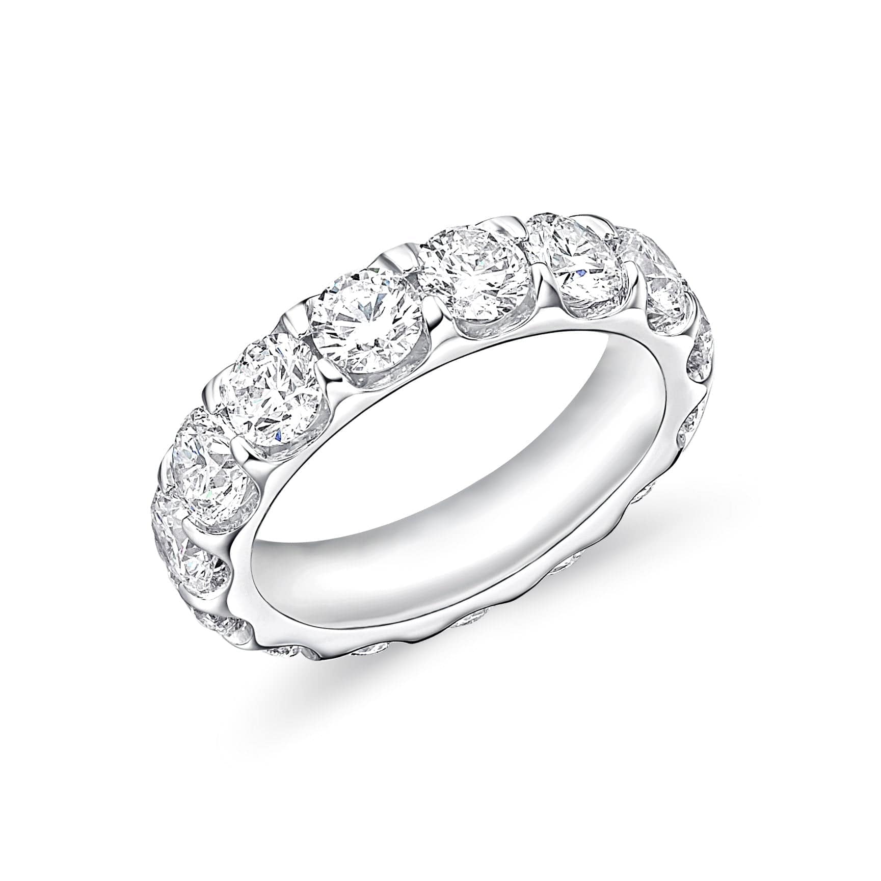 Platinum Odessa Eternity Diamond Band