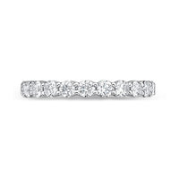 Platinum Petite Prong Eternity Diamond Band