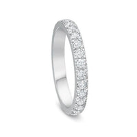 Platinum Prong Set Diamond Eternity Band