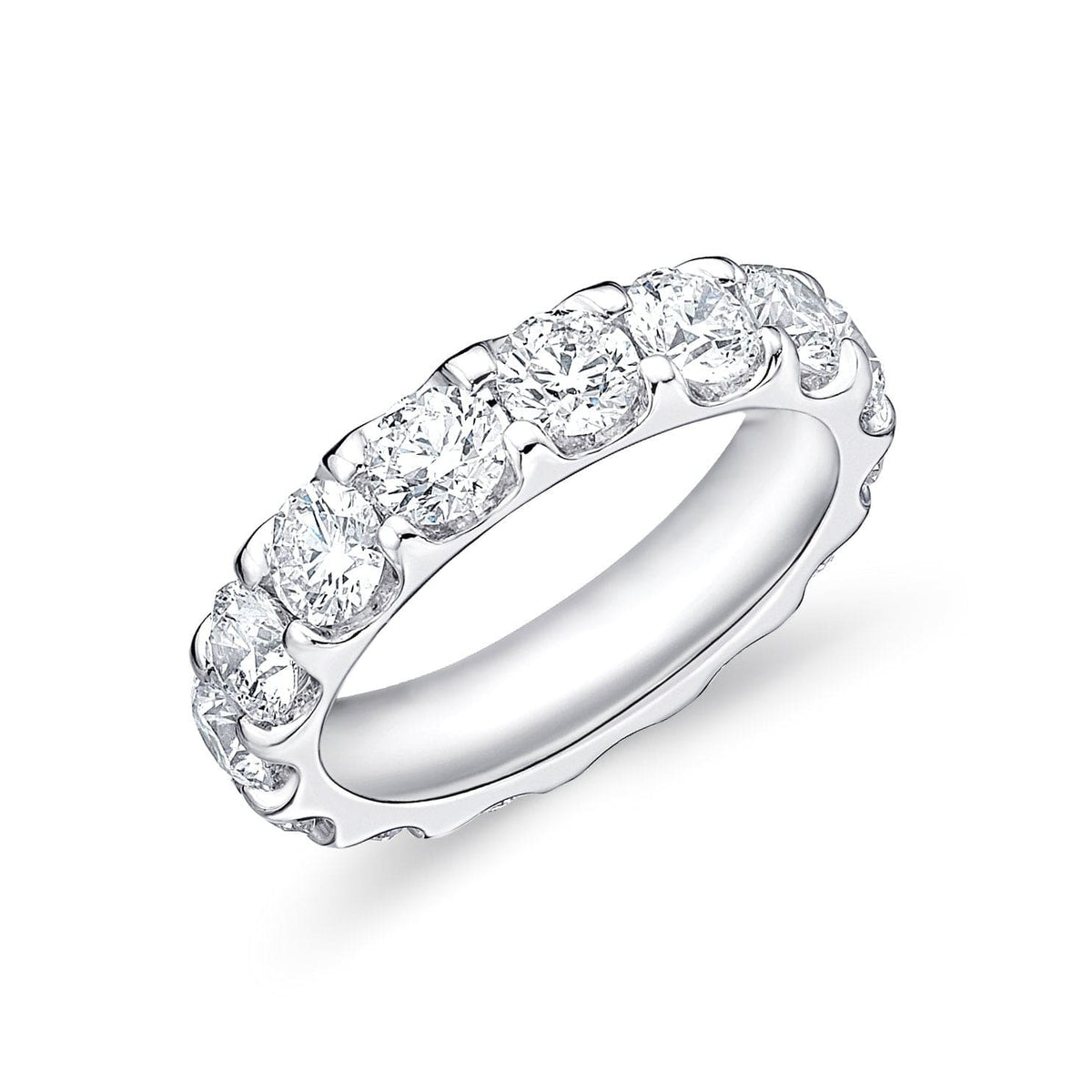 Platinum Odessa Eternity Diamond Band