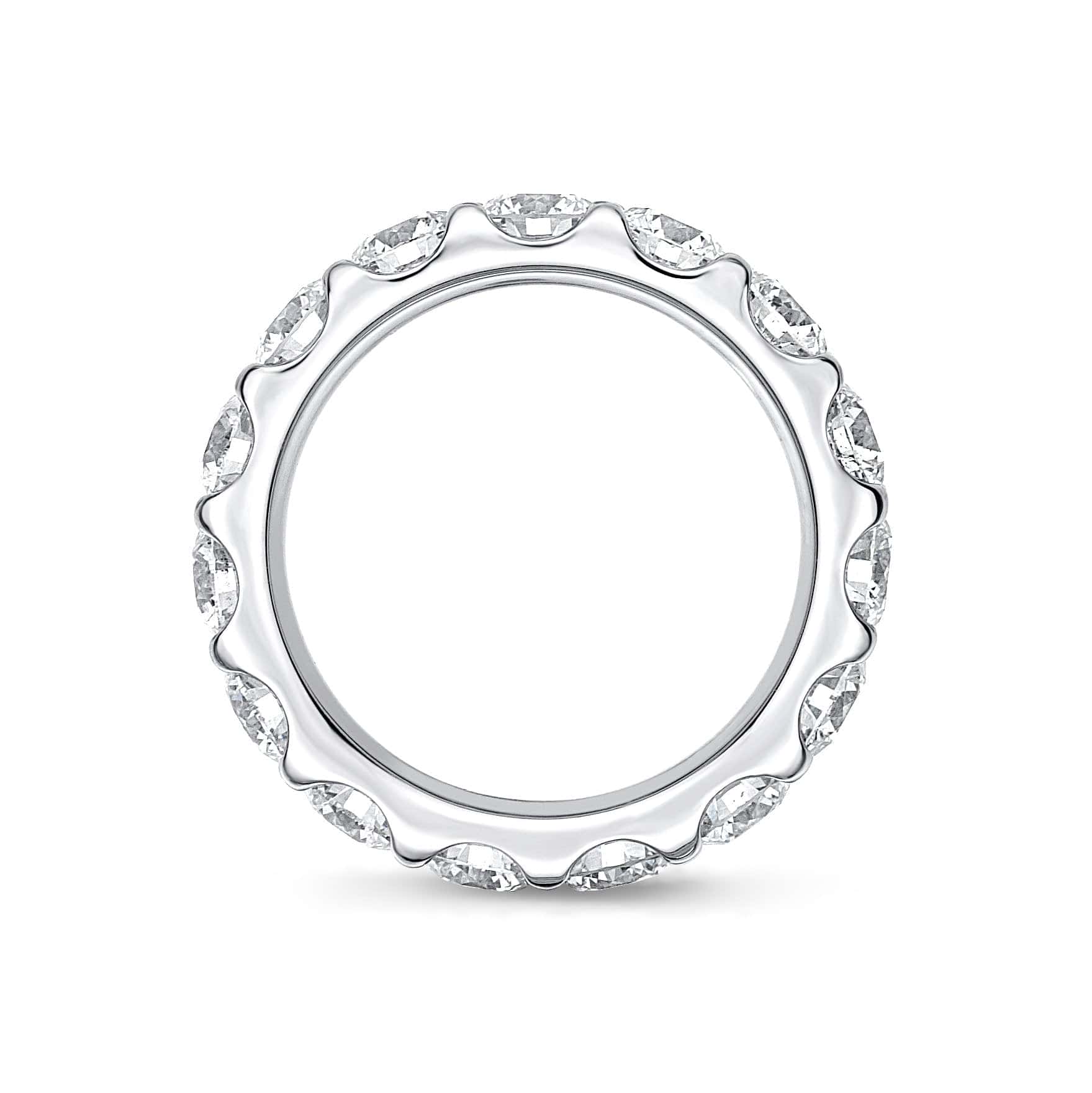 Platinum Odessa Eternity Diamond Band