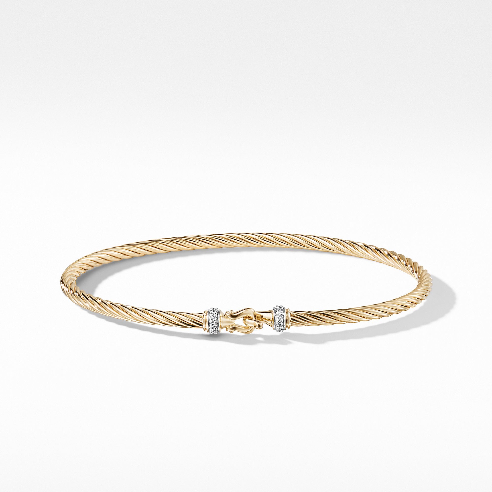 Cable Collectibles Buckle Bracelet in 18k Gold