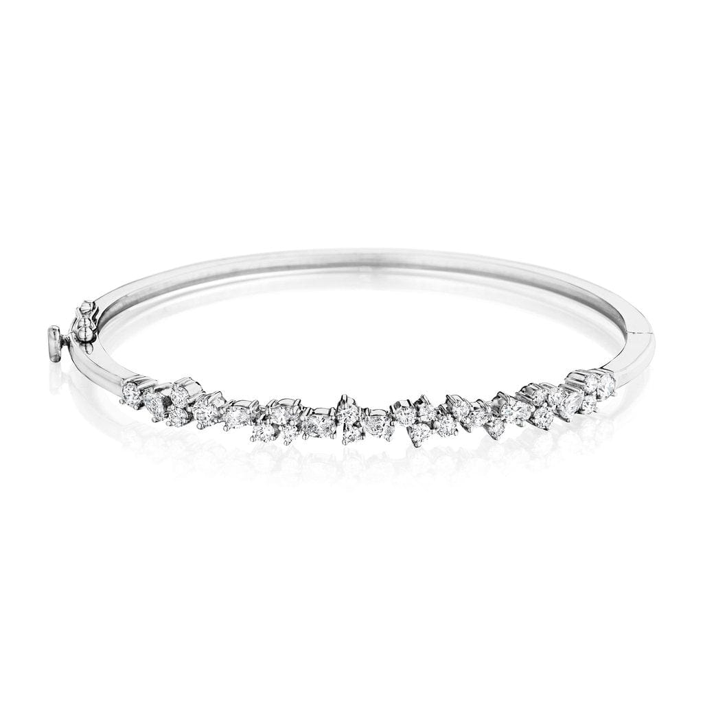 Penny Preville 18K White Gold Diamond Bangle