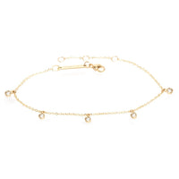 14K Yellow Gold Diamond Bracelet