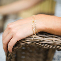 14K Yellow Gold Diamond Bracelet