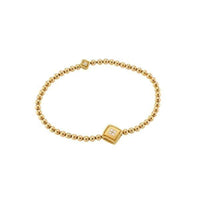 18K Two-Tone Palazzo Bead Bracelet