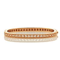18K Rose Gold Barocco Diamond Bangle