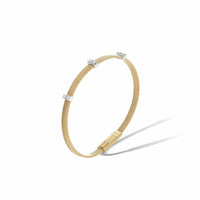 Masai 18K Two-Tone Diamond Station Bracelet