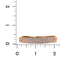 18K Rose Gold Diamond Bar Bracelet