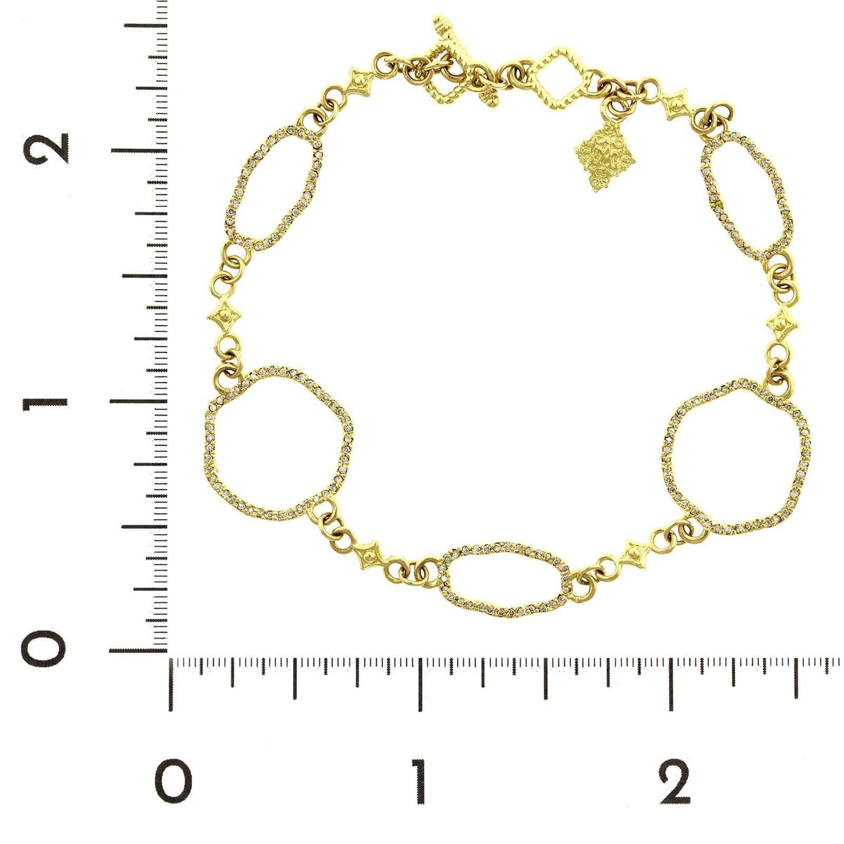 Armenta 18K Yellow Gold Champagne Diamond Bracelet