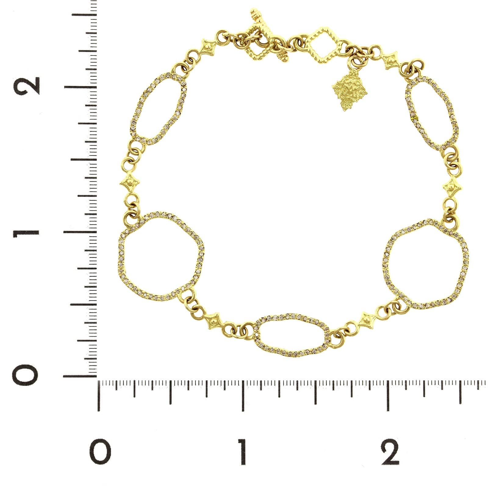 Armenta 18K Yellow Gold Champagne Diamond Bracelet