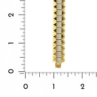 Roberto Coin 18K Yellow Gold Obelisco Flexible Diamond Bangle Bracelet