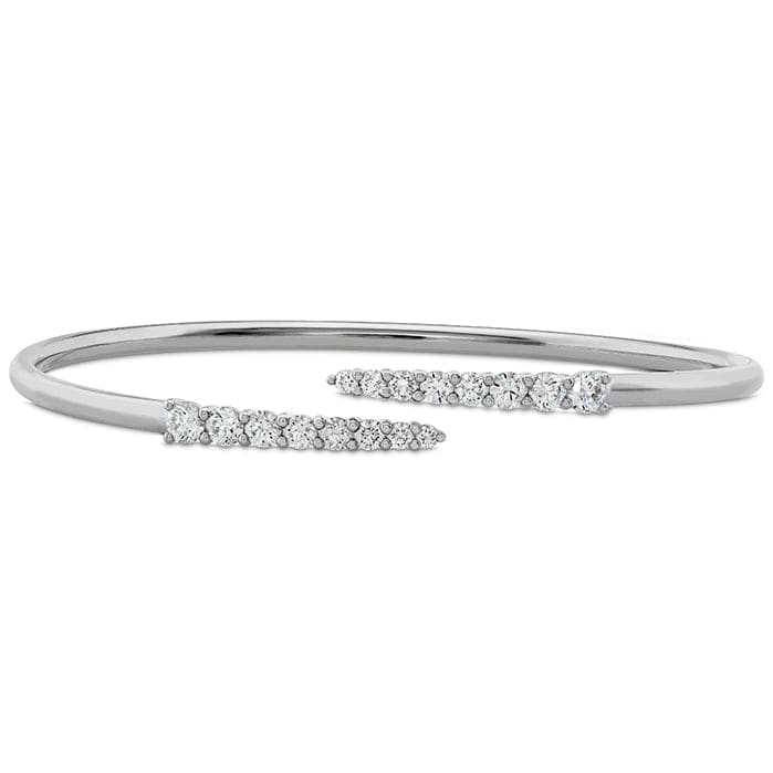 18K White Gold Diamond Cuff Bracelet