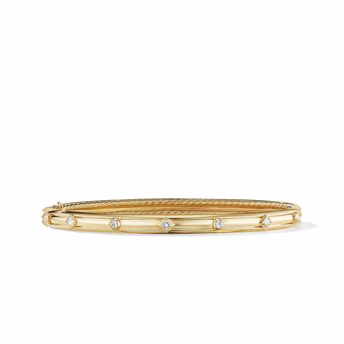 Modern Renaissance Bracelet in 18K Yellow Gold with Diamonds, Long's Jewelers